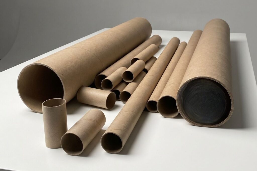 tubos de papelão nos processos produtivos
