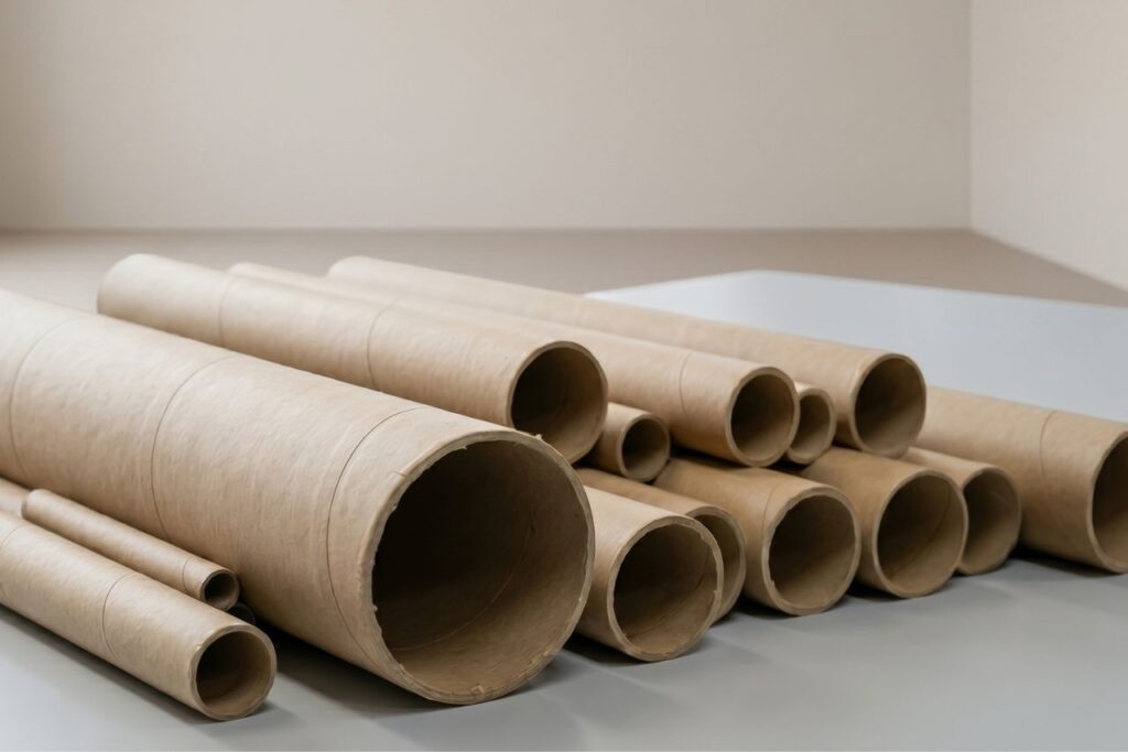 tubos de papelão